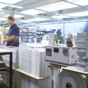 post press finishing line banding system